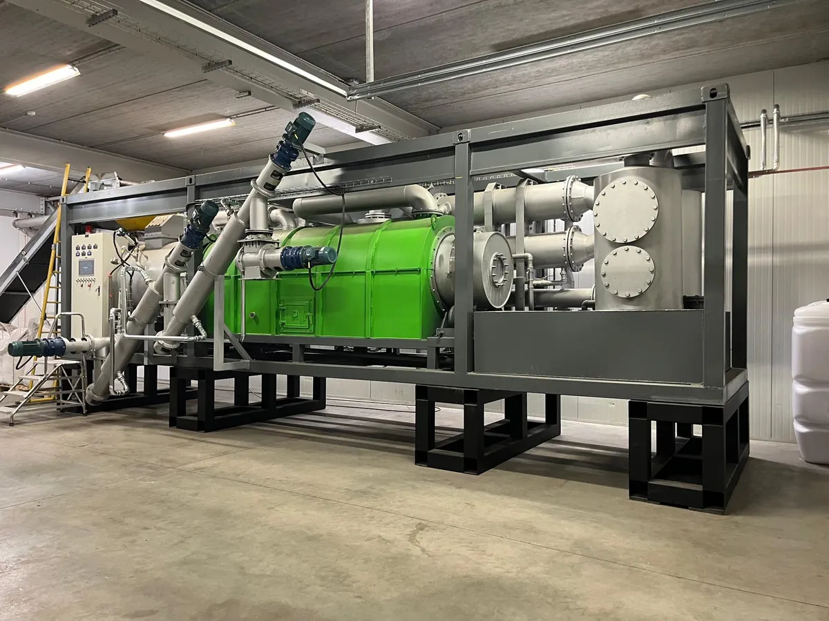 E-missionC pilot pyrolysis installation